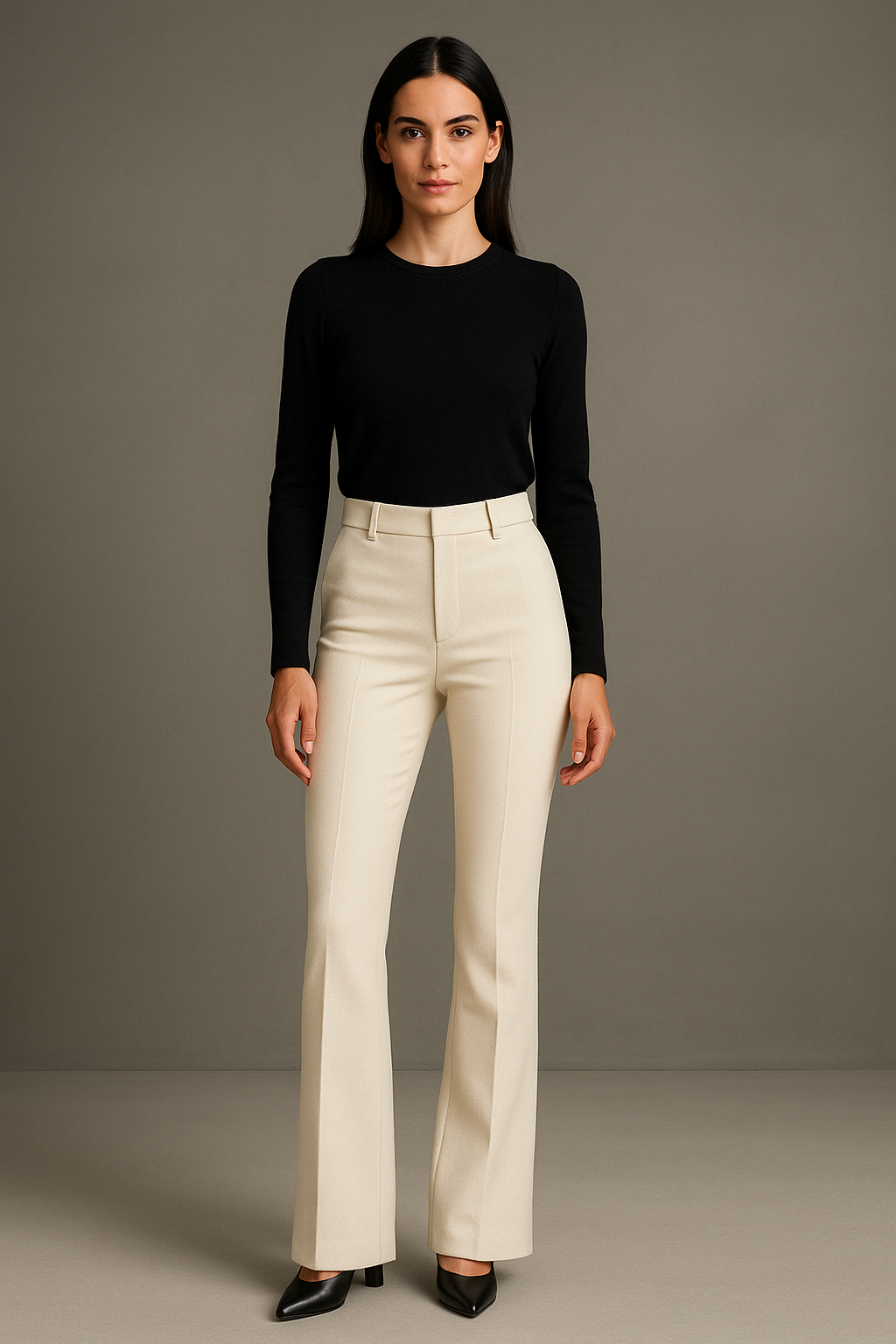 Rosa Pantaloni a Zampa Chic – Eleganti, Fluttuanti e Raffinati